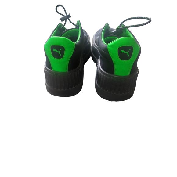 Rihanna Fenty Puma green and black cleated Creeper Surf size 8.5 - Picture 5 of 11